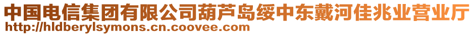 中国电信集团有限公司葫芦岛绥中东戴河佳兆业营业厅