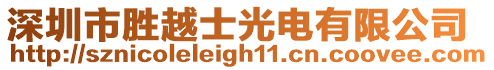 深圳市勝越士光電有限公司