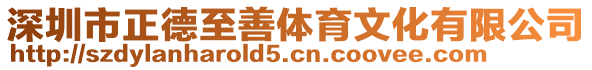 深圳市正德至善體育文化有限公司