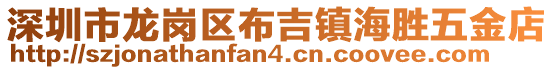 深圳市龙岗区布吉镇海胜五金店