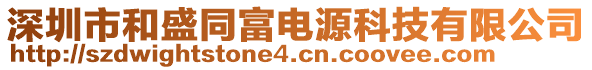 深圳市和盛同富電源科技有限公司