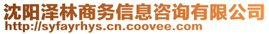 沈陽澤林商務信息咨詢有限公司