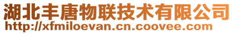 湖北豐唐物聯(lián)技術(shù)有限公司