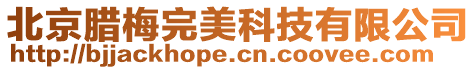 北京臘梅完美科技有限公司