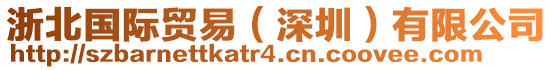 浙北國(guó)際貿(mào)易（深圳）有限公司