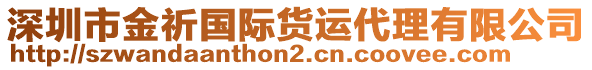 深圳市金祈國(guó)際貨運(yùn)代理有限公司