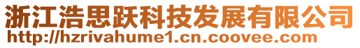 浙江浩思躍科技發(fā)展有限公司