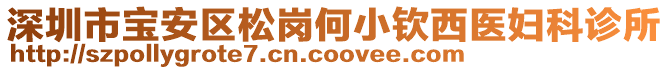 深圳市寶安區(qū)松崗何小欽西醫(yī)婦科診所