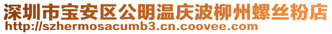 深圳市寶安區(qū)公明溫慶波柳州螺絲粉店