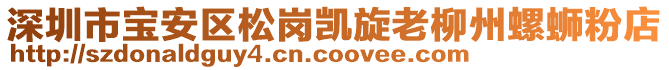 深圳市寶安區(qū)松崗凱旋老柳州螺螄粉店