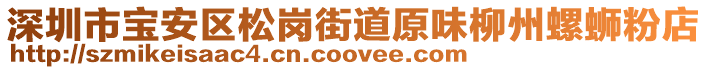 深圳市寶安區(qū)松崗街道原味柳州螺螄粉店