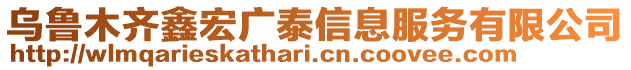 烏魯木齊鑫宏廣泰信息服務有限公司