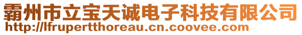 霸州市立寶天誠(chéng)電子科技有限公司