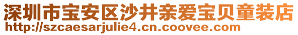 深圳市寶安區(qū)沙井親愛寶貝童裝店