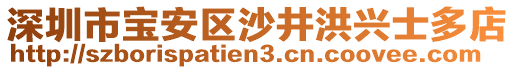 深圳市寶安區(qū)沙井洪興士多店