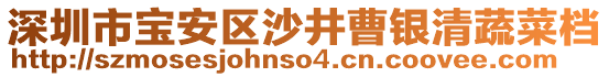 深圳市寶安區(qū)沙井曹銀清蔬菜檔