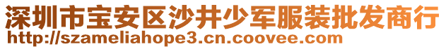 深圳市寶安區(qū)沙井少軍服裝批發(fā)商行