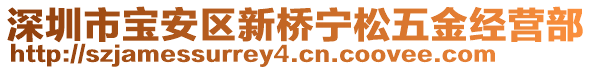 深圳市宝安区新桥宁松五金经营部