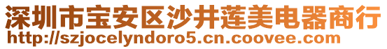 深圳市寶安區(qū)沙井蓮美電器商行