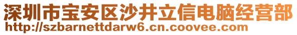 深圳市寶安區(qū)沙井立信電腦經(jīng)營部