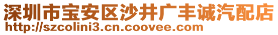 深圳市寶安區(qū)沙井廣豐誠汽配店