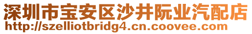 深圳市寶安區(qū)沙井阮業(yè)汽配店