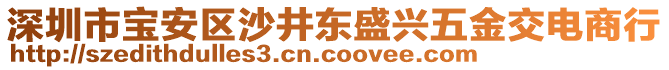 深圳市寶安區(qū)沙井東盛興五金交電商行