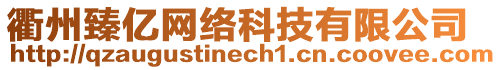 衢州臻億網(wǎng)絡(luò)科技有限公司