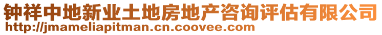 鐘祥中地新業(yè)土地房地產(chǎn)咨詢?cè)u(píng)估有限公司