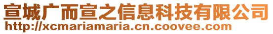 宣城廣而宣之信息科技有限公司