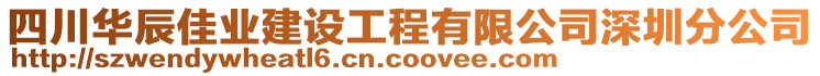 四川华辰佳业建设工程有限公司深圳分公司