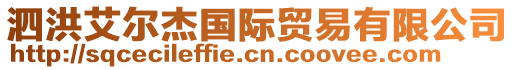 泗洪艾尔杰国际贸易有限公司