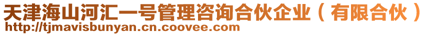 天津海山河匯一號(hào)管理咨詢合伙企業(yè)（有限合伙）