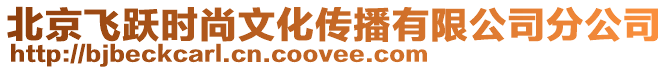 北京飛躍時(shí)尚文化傳播有限公司分公司