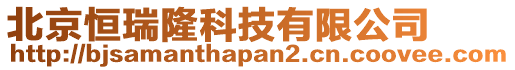 北京恒瑞隆科技有限公司