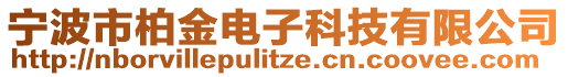 寧波市柏金電子科技有限公司