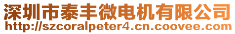 深圳市泰豐微電機(jī)有限公司