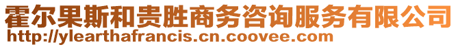 霍爾果斯和貴勝商務(wù)咨詢服務(wù)有限公司