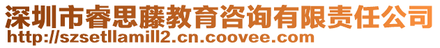 深圳市睿思藤教育咨詢有限責任公司