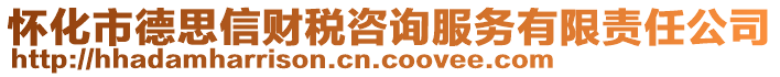 懷化市德思信財稅咨詢服務有限責任公司