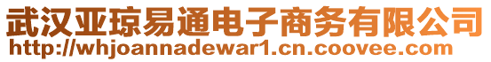 武漢亞瓊易通電子商務(wù)有限公司