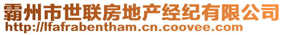 霸州市世聯(lián)房地產(chǎn)經(jīng)紀(jì)有限公司