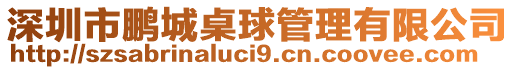 深圳市鵬城桌球管理有限公司