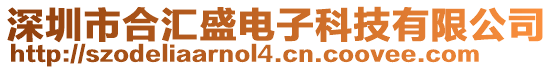 深圳市合匯盛電子科技有限公司