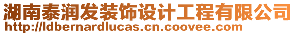 湖南泰潤(rùn)發(fā)裝飾設(shè)計(jì)工程有限公司