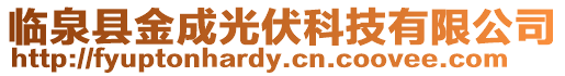 临泉县金成光伏科技有限公司