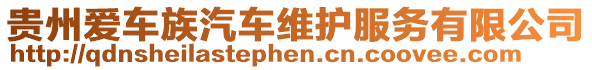 貴州愛車族汽車維護服務(wù)有限公司