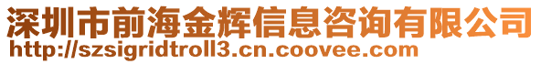 深圳市前海金輝信息咨詢有限公司