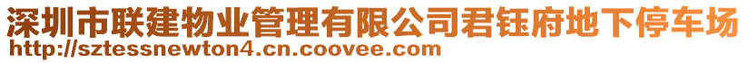 深圳市聯(lián)建物業(yè)管理有限公司君鈺府地下停車場