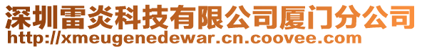 深圳雷炎科技有限公司廈門分公司